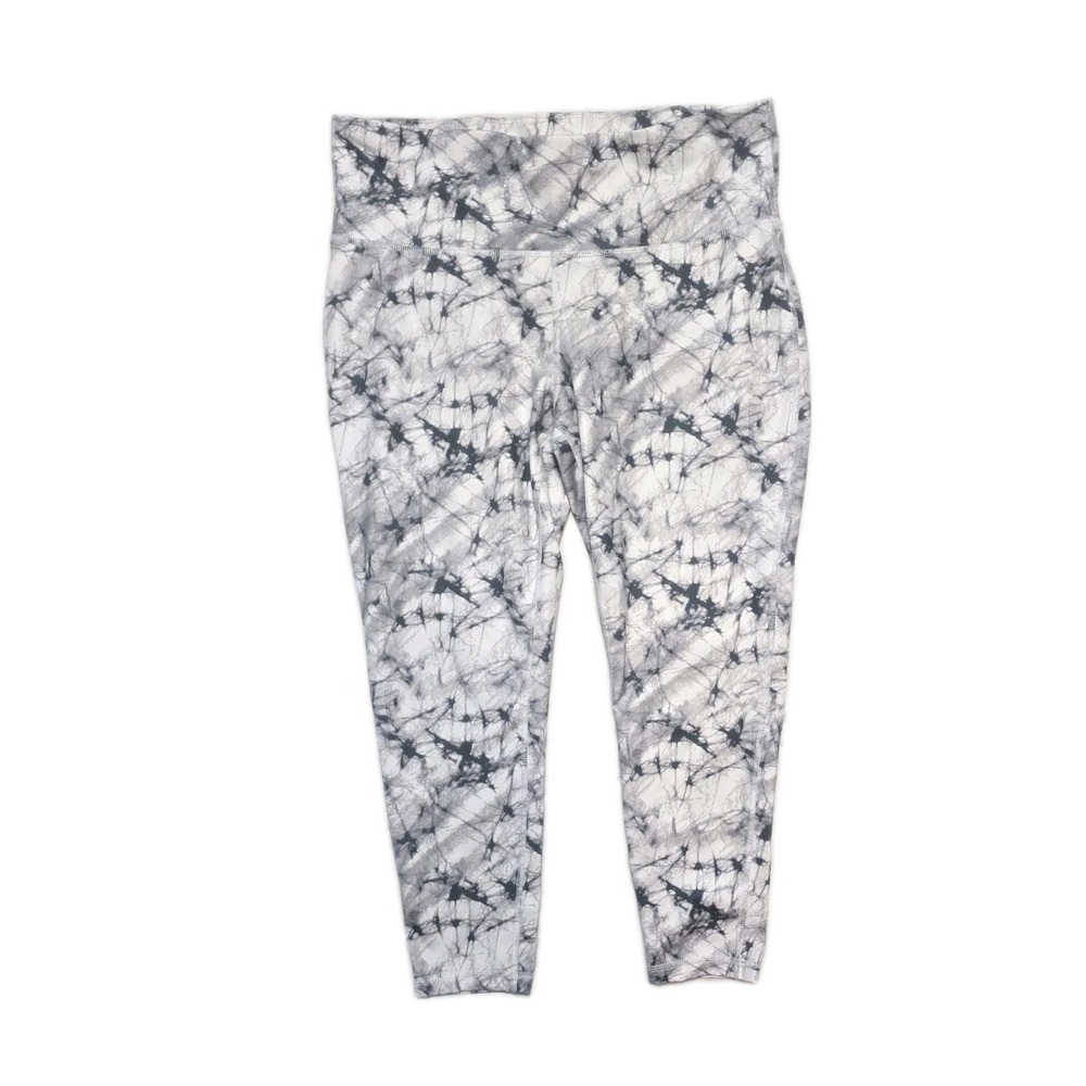 Xersion Train Women's 7/8 Leggings‎  Hirise Tie Dye Gray